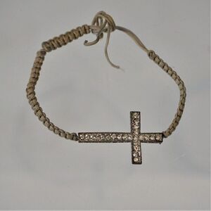 Sideways Cross Wrap Bracelet Adjustable Ties Unisex